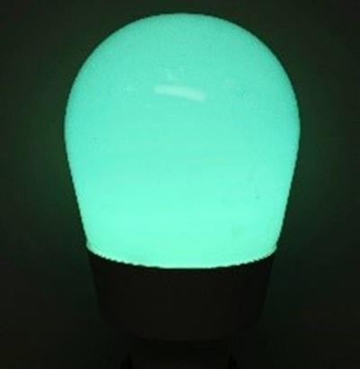 グリーンランプ　光源　写真